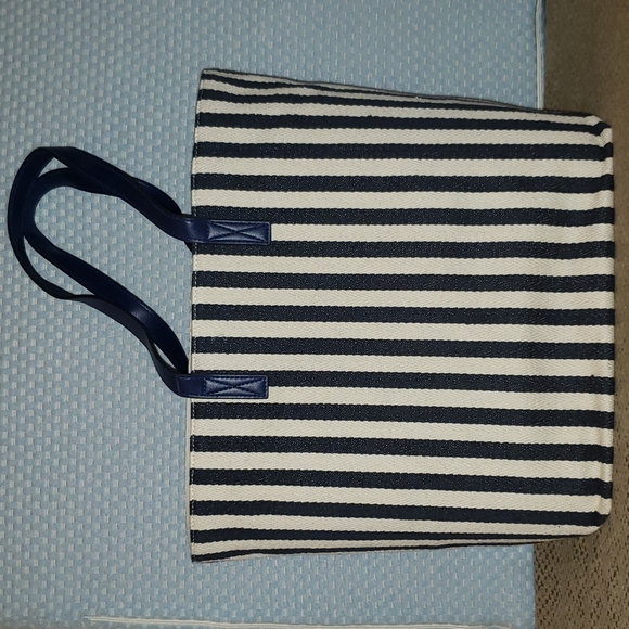 Barnes & Noble Bags Barnes Noble Striped Tote Bag Poshmark